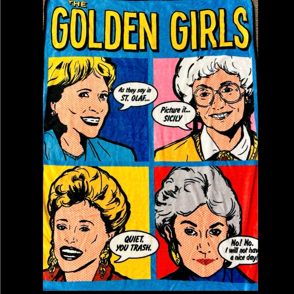 Golden Girls Pop Art Blanket